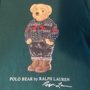 Polo bear long sleeve tee